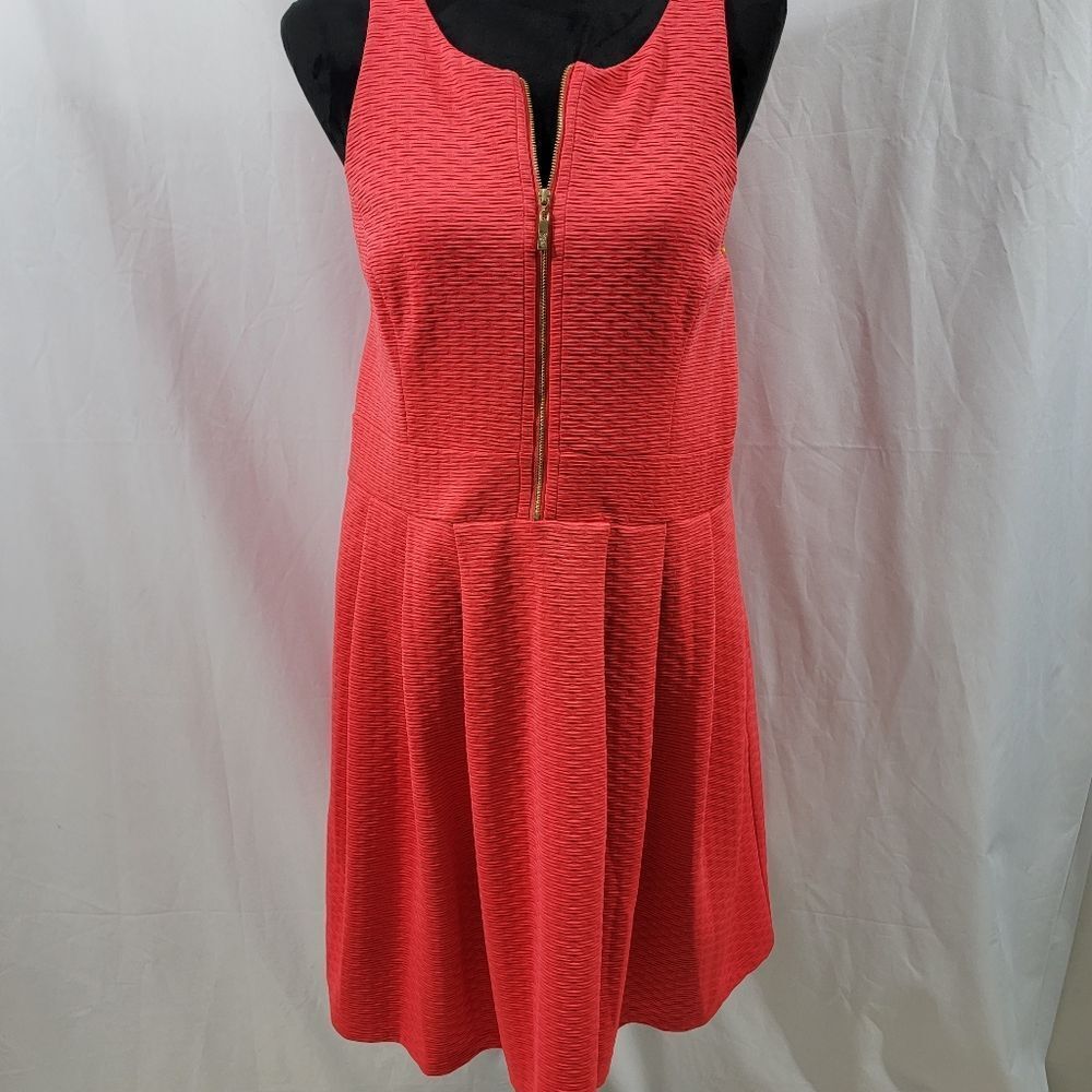 Jessica Simpson‎ Orange Cutout Textured Dress Size 14. #164